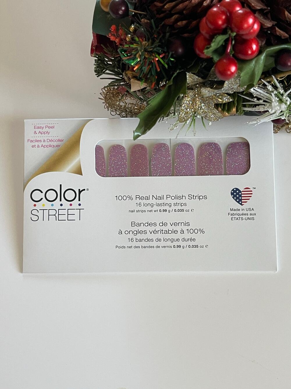 Sealed Color Street Glittery Glamsterdam Nail Strips